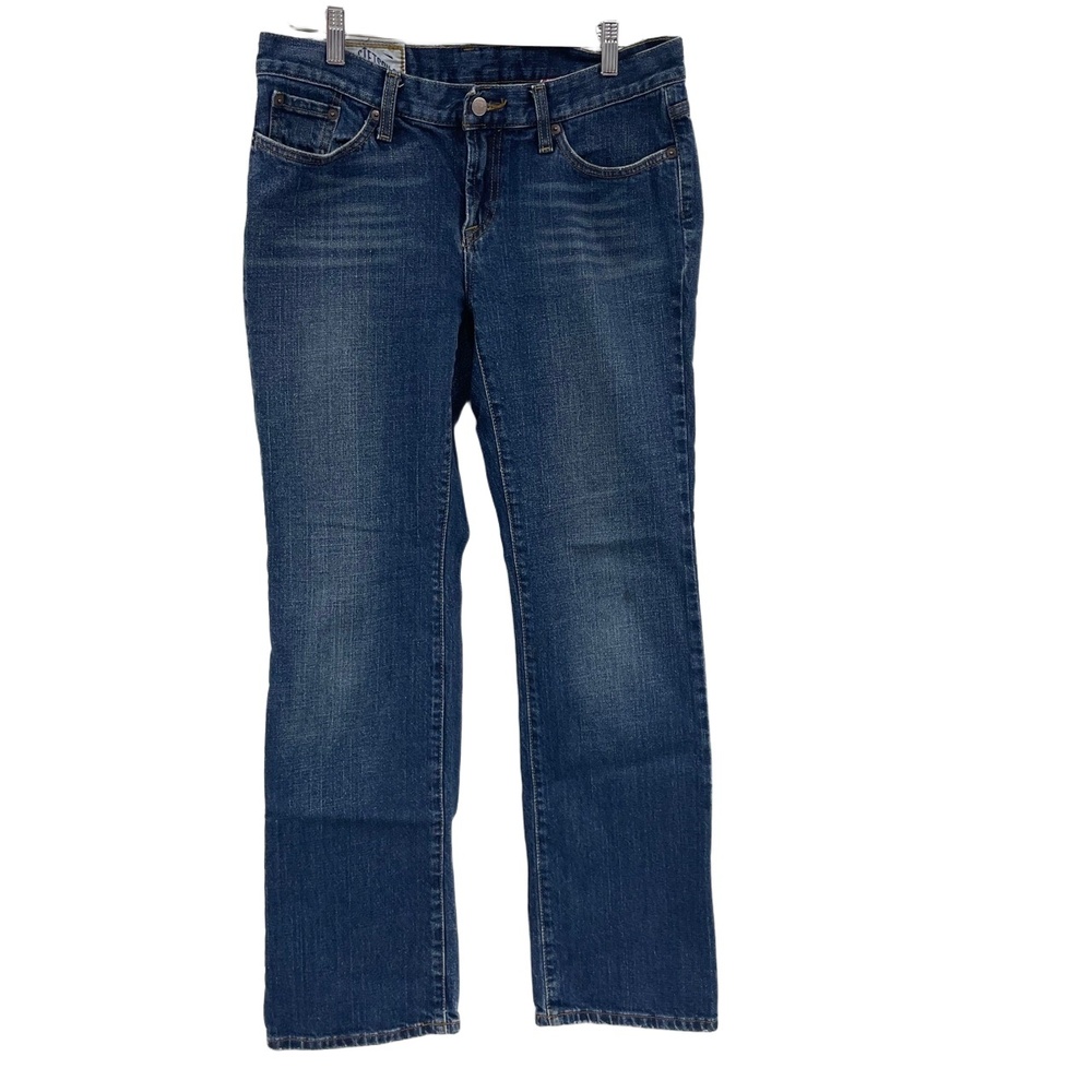 J.B. Stetson Co. Arrow Straight‎ Leg Jeans Blue Mid-rise Bootcut Size 12
